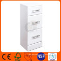 High Gloss White 3 Drawer bathroom Unit 350 x 330mm